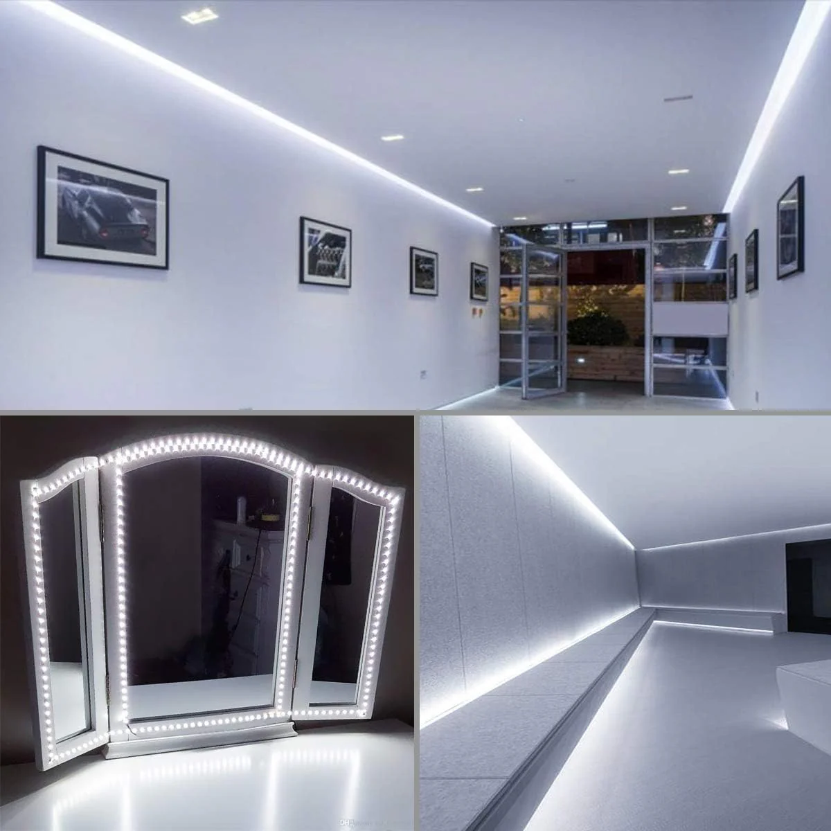 Lepro Bright White LED Strip Light 10M (2x5M), 2x2300lm 6000K LED Tape Light, Stick-on LED Lights for Kitchen Under Cabinet (12V Power Supply Not Included) - Image 9