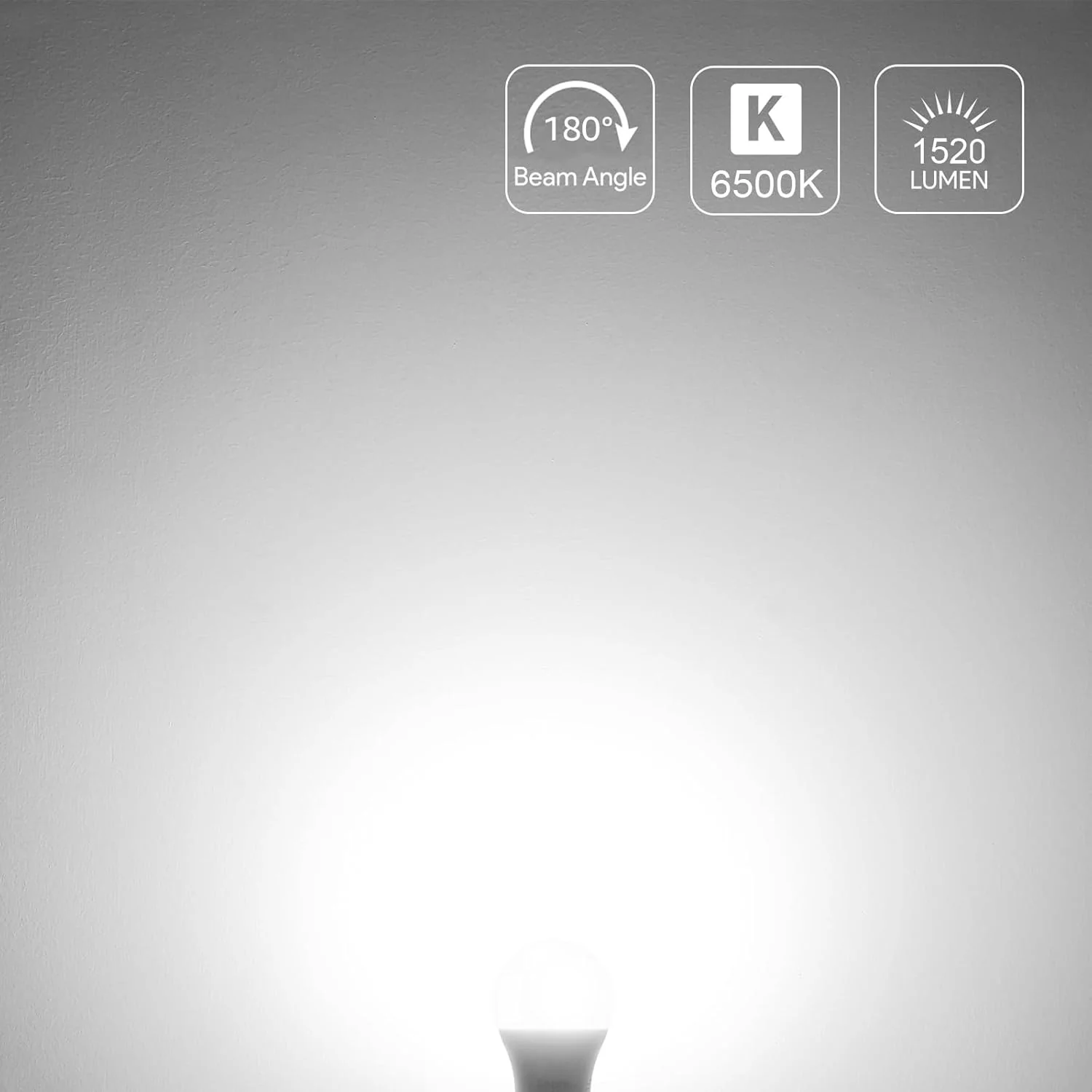 Lepro Bayonet Light Bulbs 100W Equivalent, Cool White 6500K, 13W 1520lm Super Bright Daylight B22 LED Bulbs, BC GLS Energy Saving, Non-dimmable, Pack of 6 - Image 2