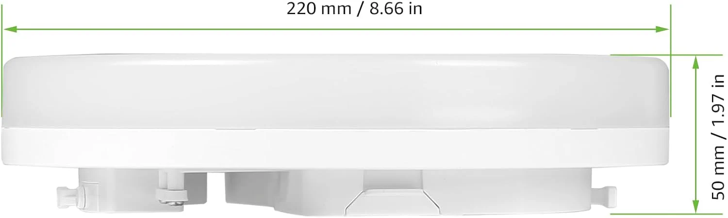 Lepro Bathroom Light, 15W 1500lm Ceiling Lights, 100W Equivalent, Waterproof IP54, Small, Dome, Modern, Flush Ceiling Light for Kitchen, Bulkhead, Toilet, Porch, Bedroom, Utility Room and More - Image 10