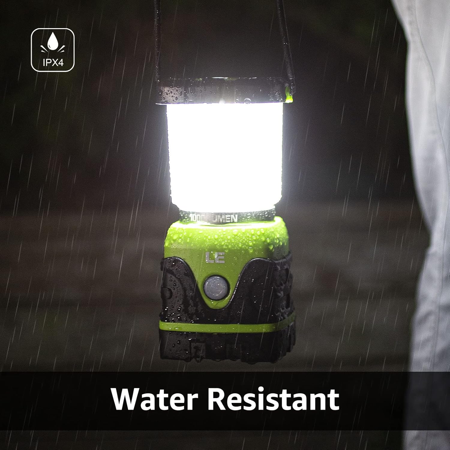 LE Camping Lantern, 1000 Lumen Camping Lights Battery Powered, Dimmable Warm to Cool White Modes, Tent Lights with Long Battery Life, Camping Accessories for Outdoors and Emergency, Pack of 2 - Image 7
