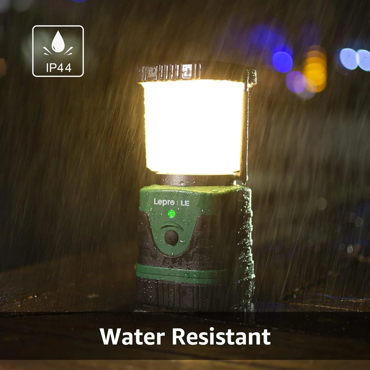 LE Camping Lights Rechargeable, 1000 Lumen Camping Lantern, Dimmable 4 Modes Camping Tent Light with 4400mAh Power Bank, Camping Accessories, Rechargeable Lantern for Outdoors, Power Cuts, Pack of 2 - Image 5