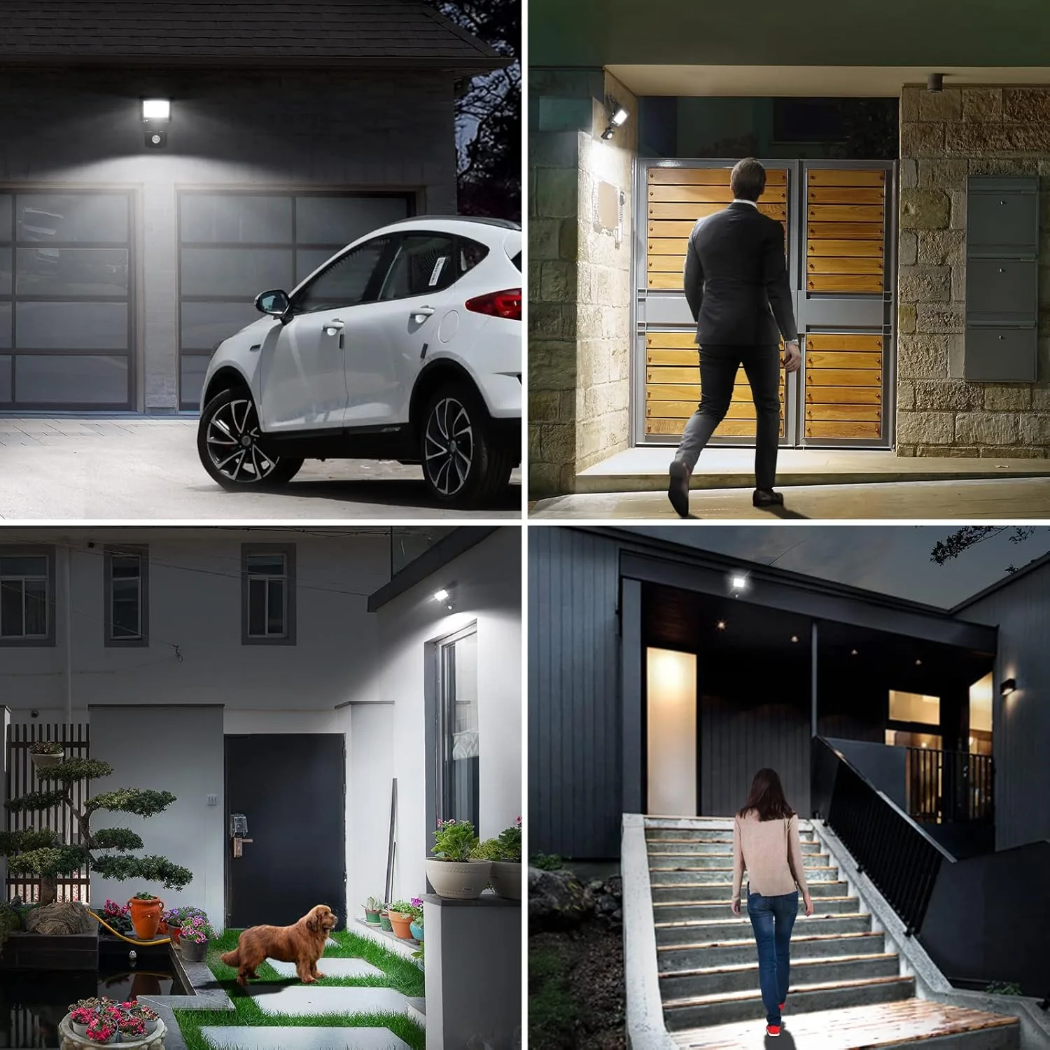 Lepro 20W Security Lights Outdoor Motion Sensor, 1700 Lumen PIR Light, IP65 Waterproof Motion Sensor Flood Light, Ultra Thin Garden Light Security Perfect for Forecourt, Backyard, Garages and More - Image 7