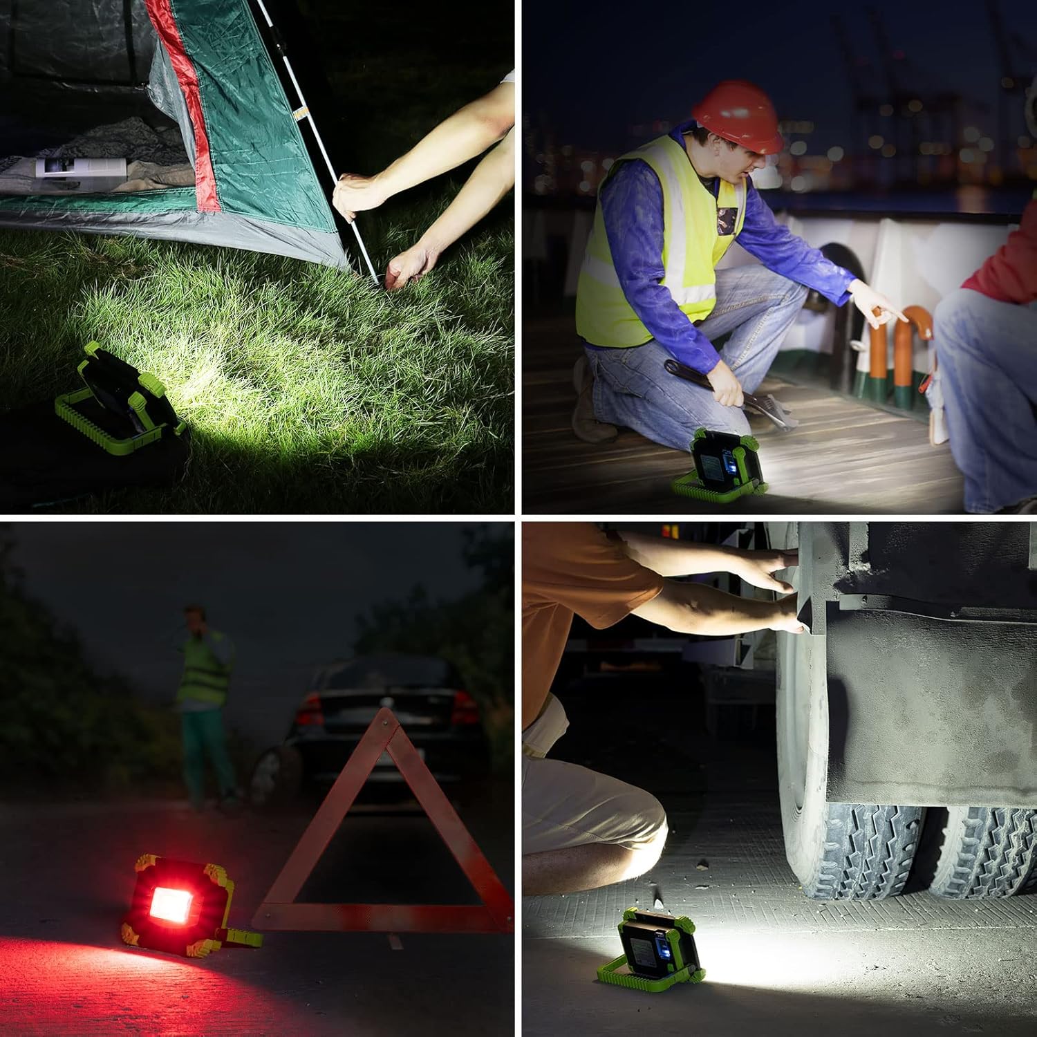 Lepro Work Lights Portable Rechargeable, 2000lm Camping Light Rechargeable, 5 Modes Emergency Lights for Power Cuts, 5200mAh Power Bank, Rechargeable Work Light, Suit as Fathers Day Gifts - Image 8