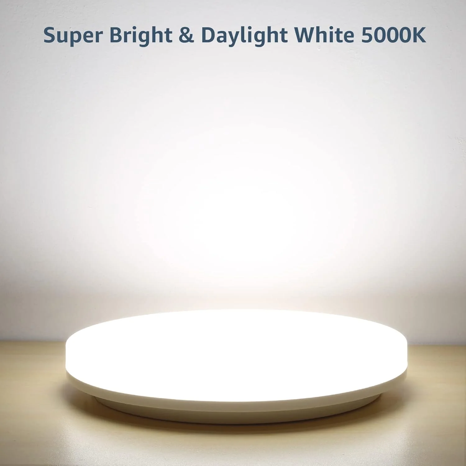 Lepro Bathroom Lights Ceiling, 24W 2400lm Bright LED Ceiling Light, IP54 Waterproof, Daylight White 5000K, Large, Flush Ceiling Light for Living Room Kitchen, Hallway, Outside Porch and More, Ø28CM - Image 4