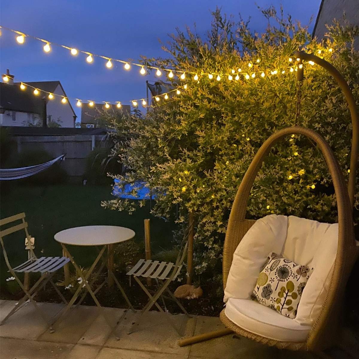 LE Fairy Lights Battery Powered, 5m 50 LED Warm White Globe String Lights, Camping Fairy Lights for Tents with Remote and Timer, Battery Fairy Lights for Indoor Outdoor, Bedroom, Camping and More - Image 3