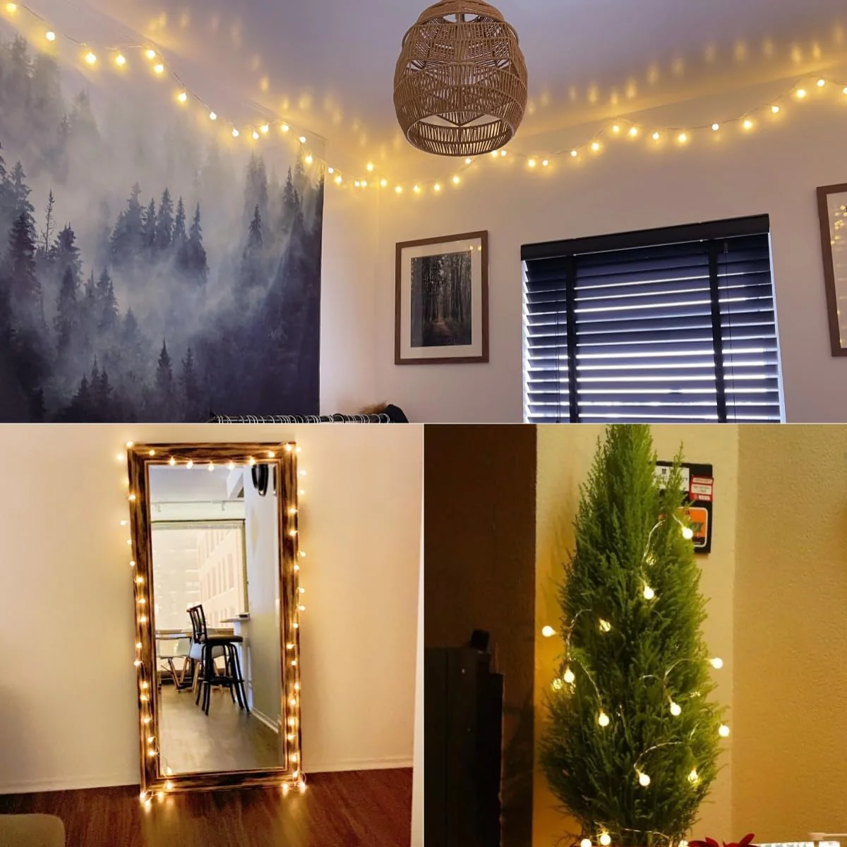 LE Fairy Lights Battery Powered, 5m 50 LED Warm White Globe String Lights, Camping Fairy Lights for Tents with Remote and Timer, Battery Fairy Lights for Indoor Outdoor, Bedroom, Camping and More - Image 5