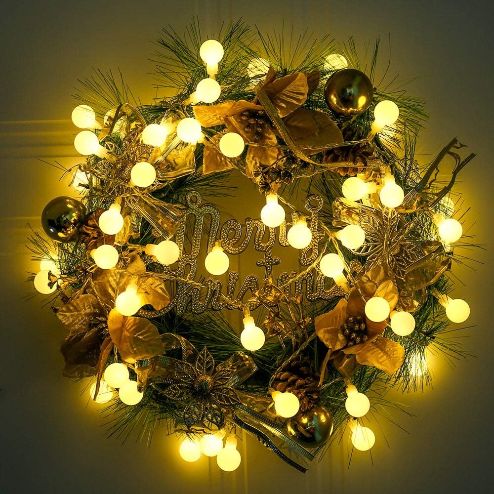 LE Fairy Lights Battery Powered, 5m 50 LED Warm White Globe String Lights, Camping Fairy Lights for Tents with Remote and Timer, Battery Fairy Lights for Indoor Outdoor, Bedroom, Camping and More - Image 9