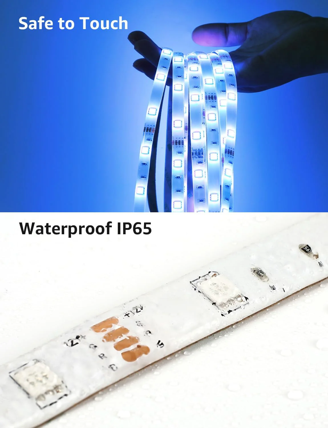 LE LED Strip Light 5m Outdoor Waterproof, IP65 WiFi Smart LED Lights, Works with Alexa and Google Assistant, App Control RGB Lights Strip for Bedroom TV Party Kitchen (2.4GHz Only) - Image 8