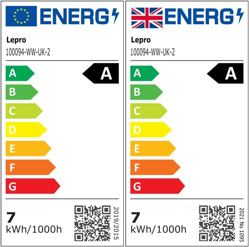 Lepro LED Light Bulbs Bayonet, Ultra Efficient A-Rated B22 Bulb, 7.2W = 100W, 1521lm, 2700K Warm White, 50000H Lifespan, Clear Filament, Glass, Non-dimmable, Pack of 2 - Image 10