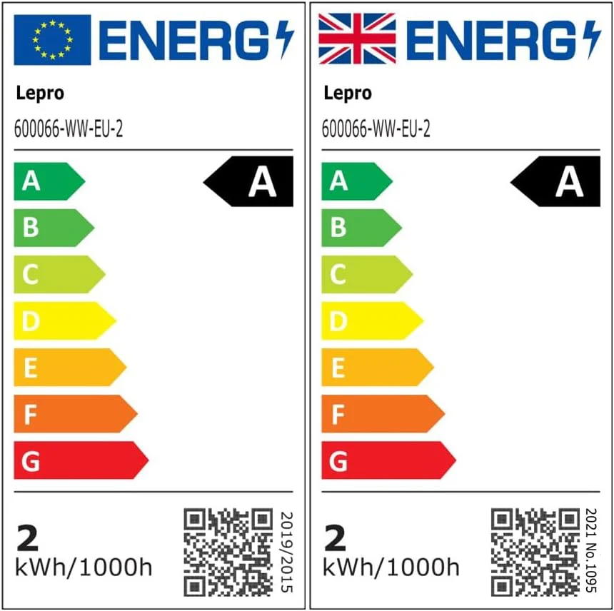Lepro E14 LED Candle Bulb, Ultra Efficient A-Rated, 2.2W = 40W, 470lm, Warm White 2700K, 50000H Lifespan, SES Small Edison Screw, Clear Glass Vintage Filament Bulb, Pack of 2 - Image 10