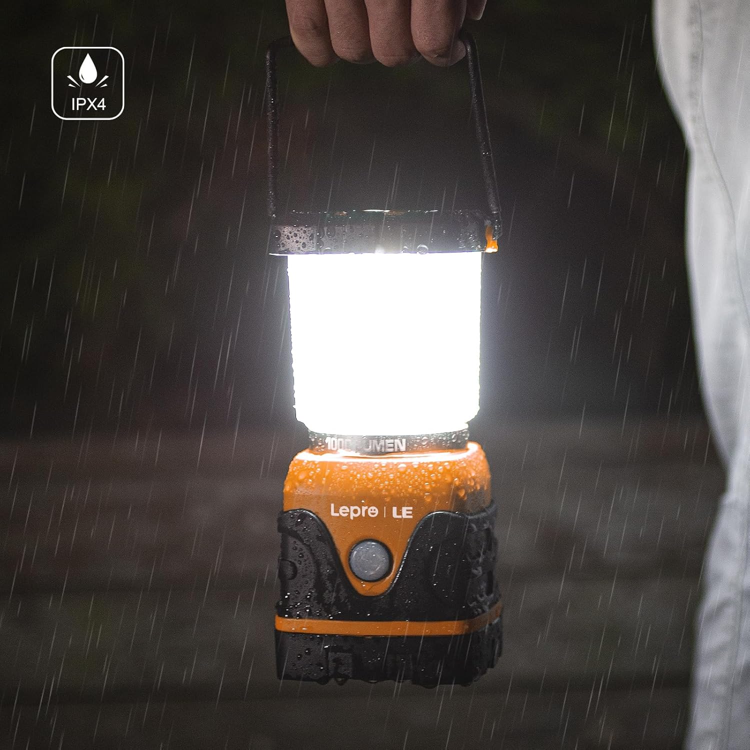 Lepro Camping Lantern, 1000 Lumen Camping Lights Battery Powered, Dimmable Warm White and Daylight Modes, Battery Lantern for Power Cuts, Emergency Lighting, Suit for Hiking, Fishing, Tents, etc. - Image 6