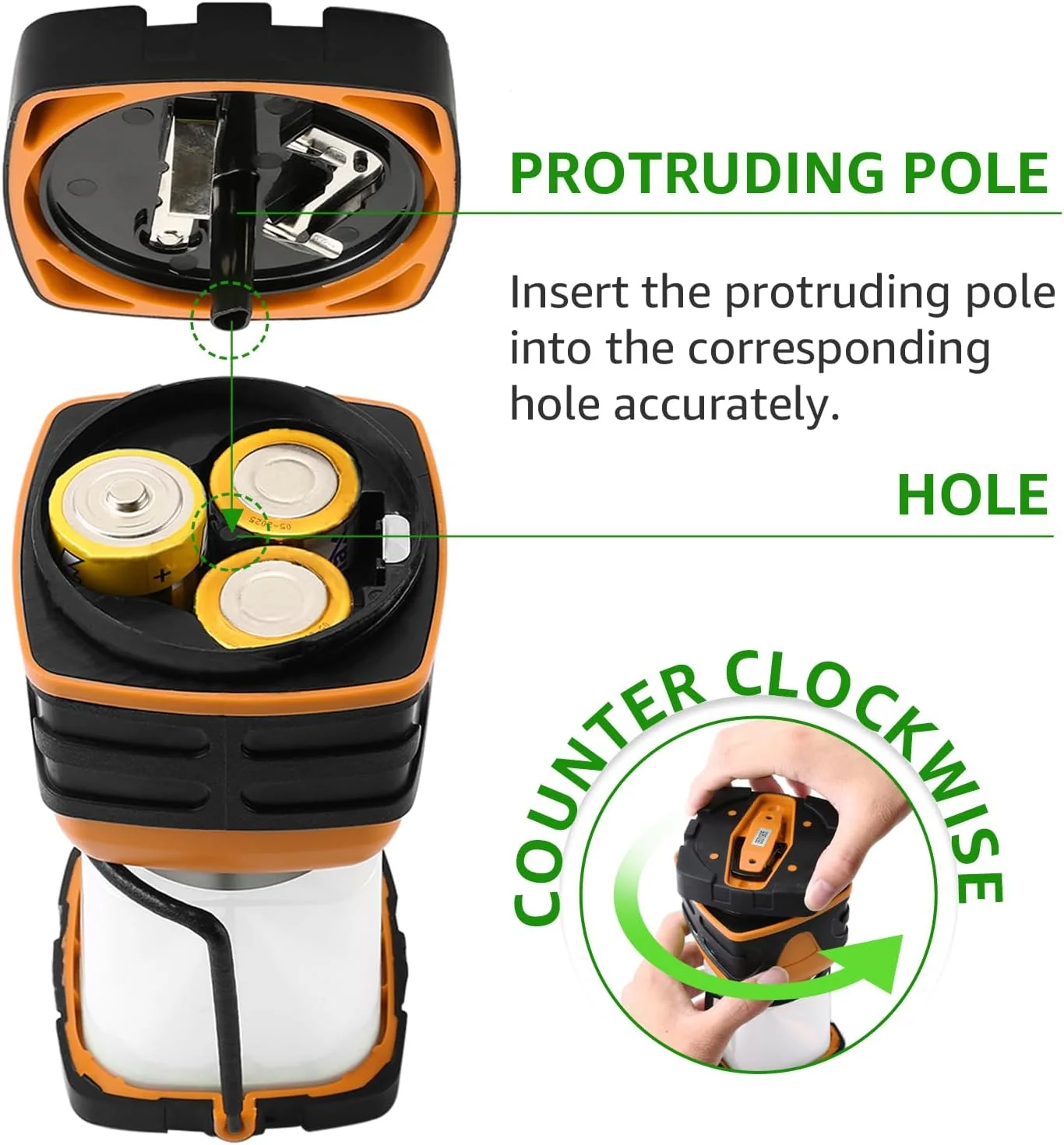 Lepro Camping Lantern, 1000 Lumen Camping Lights Battery Powered, Dimmable Warm White and Daylight Modes, Battery Lantern for Power Cuts, Emergency Lighting, Suit for Hiking, Fishing, Tents, etc. - Image 7