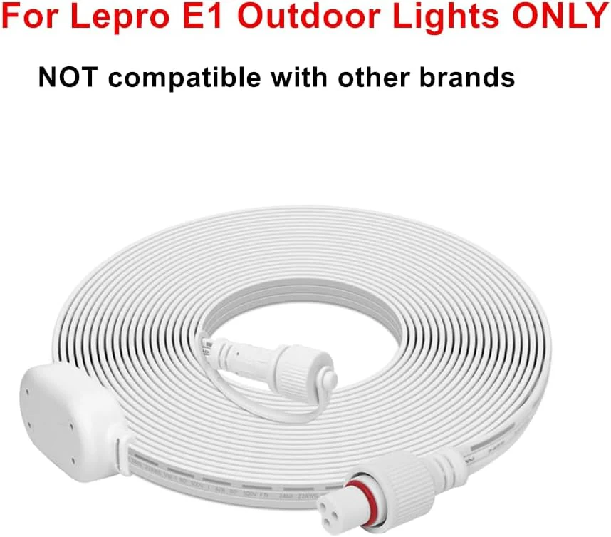Lepro 3m/10ft Extension Lead for E1 Permanent Outdoor Lights Only - Image 2