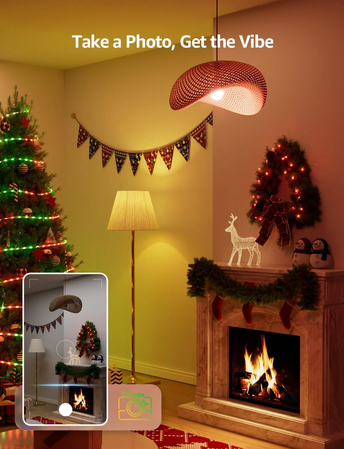 Lepro B1 AI Smart Bulb B22, Music Sync, Bayonet WiFi Bulb That Works with Alexa & Google Home, AI Lighting Design Assistant, APP & Voice Control, 806lm, Dimmable, Bluetooth Color Changing Light Bulb - Image 3