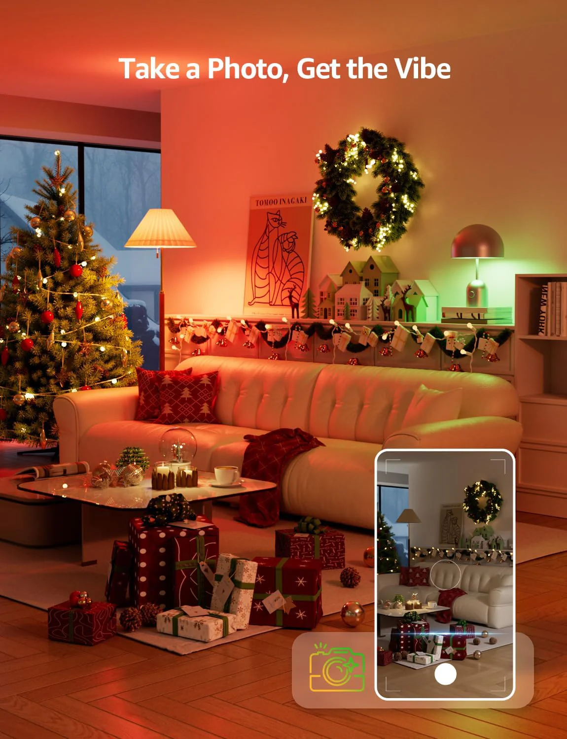 Lepro BP1 AI Smart Bulb E14, Voice Control Bluetooth & WiFi Bulb, Music Sync Small Screw Bulb, Colour Changing Light Bulb, LLM AI Lighting Design Assistant, Work with Alexa & Google Assistant, 4 Packs - Image 9