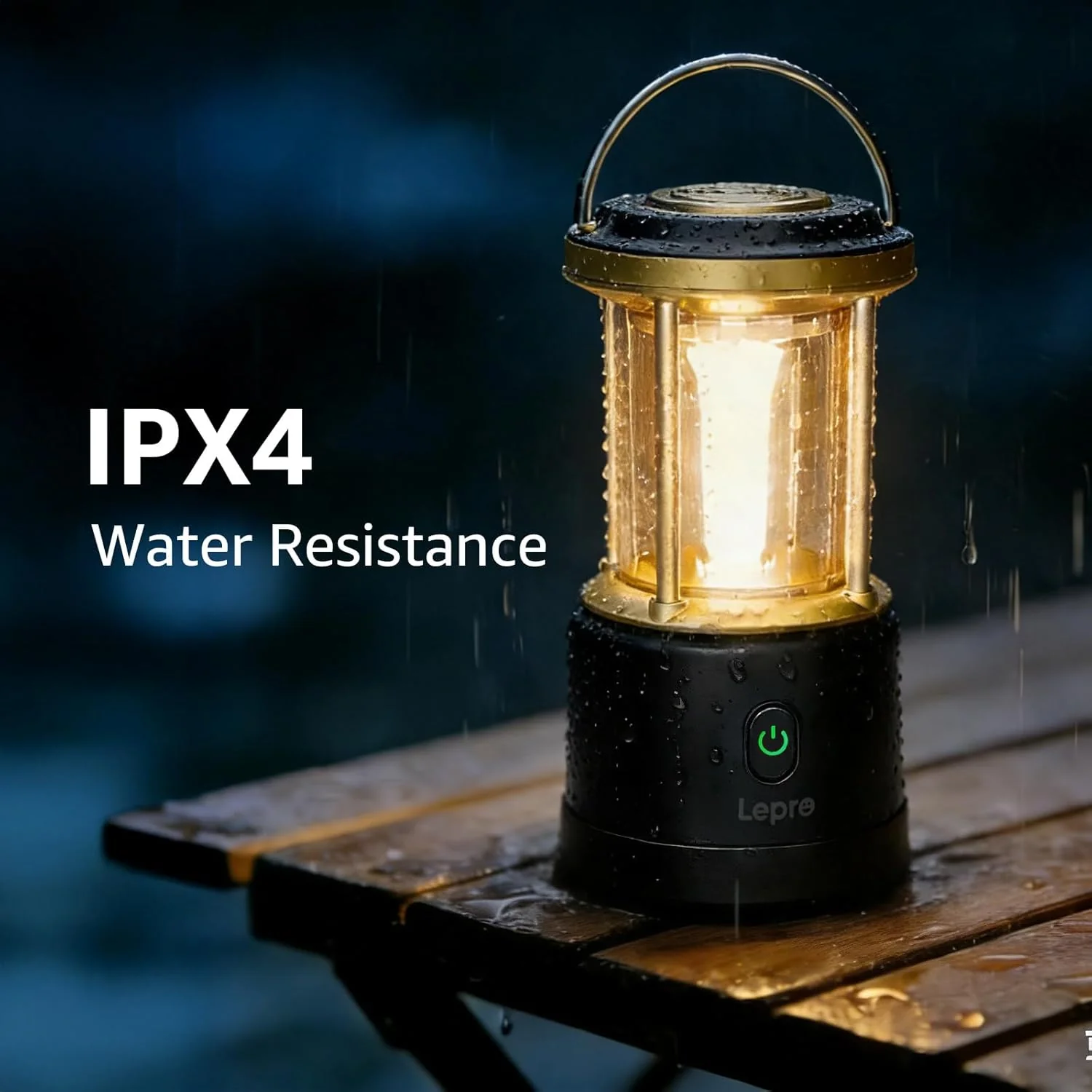 Lepro Camping Lantern, 2000 Lumen Camping Light Reachargeable or AA Battery Powered, Dimmable 5 Modes, Warm White & Cool Light, Rechargeable Lantern for Power Cuts, Tents, Fishing, Storm, Emergency - Image 6