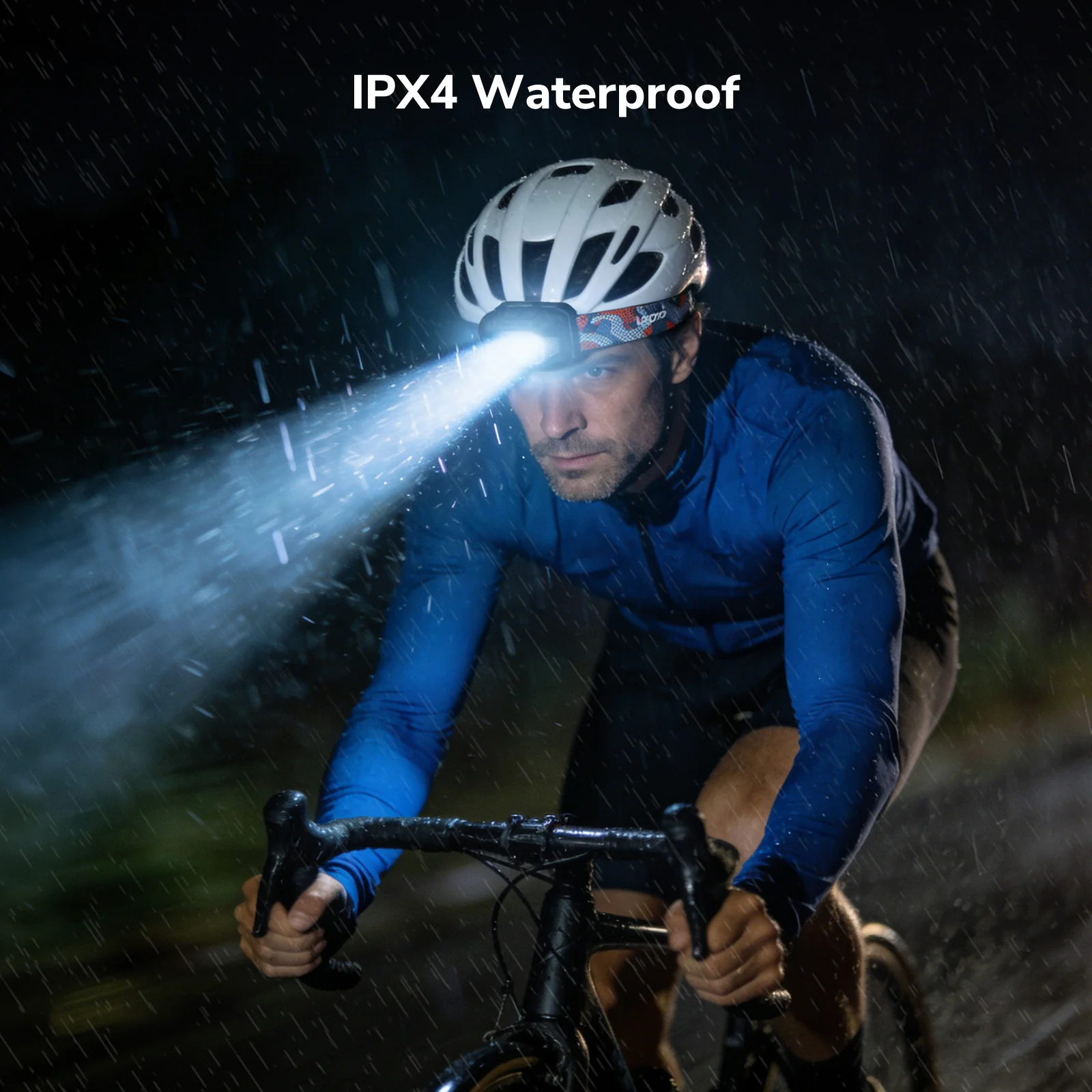 Lepro Dual Power Head Torch Rechargeable, LED Headlight with TypeC & AAA Backup, 10 Modes with Red SOS Light, Lightweight for Kids Adults, IPX4 Waterproof Head Lamp for Camping, Running, Cycling - Image 9