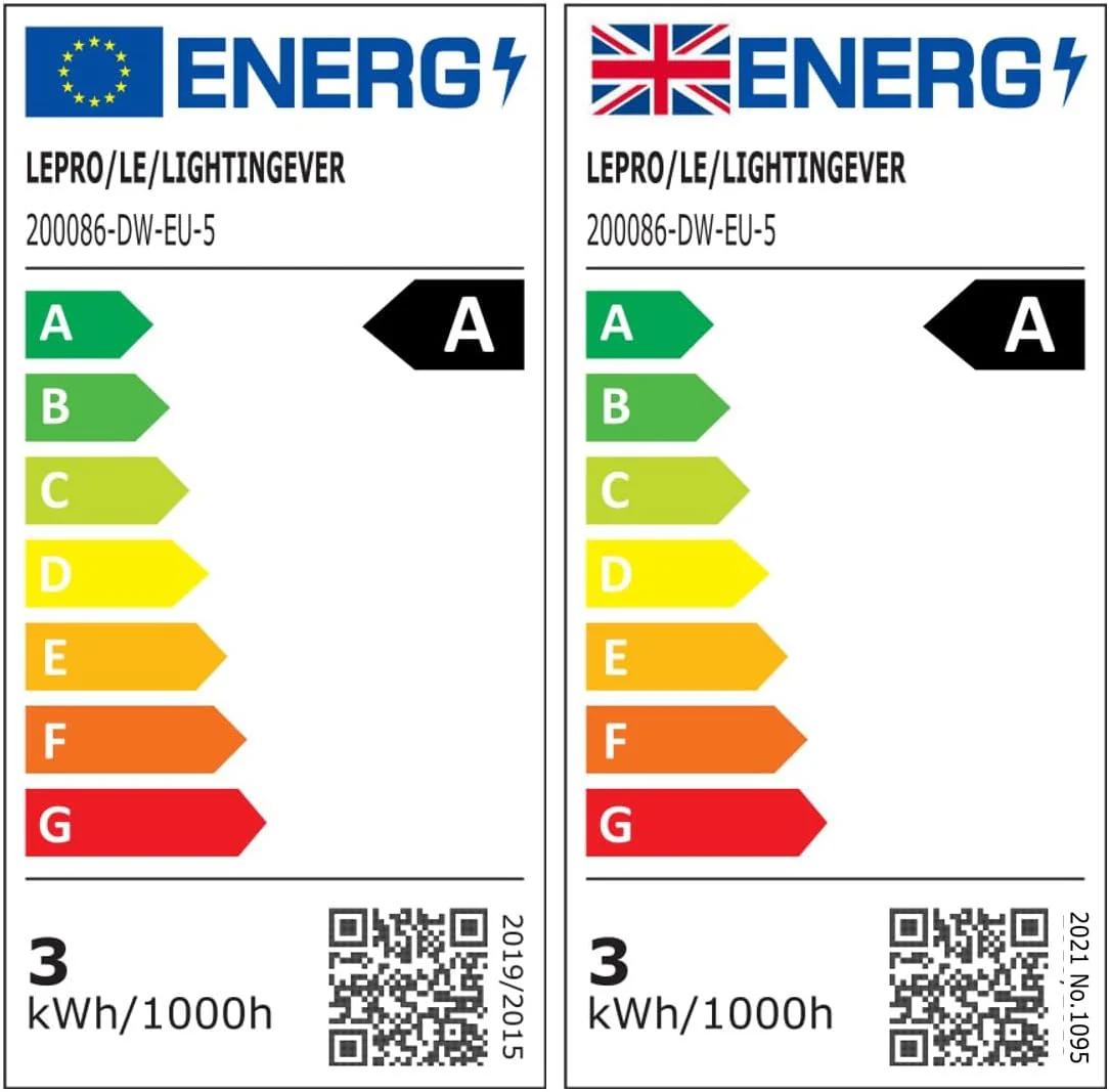 Lepro GU10 LED Bulbs, Cool White 6500K, A Energy Class, 590LM, 3.3W (50W Equivalent), 100¡« Wide Beam Angle, 50000H Long Life, Energy Saving LED Spotlight Bulb, Non-Dimmable, Pack of 5 - Image 10