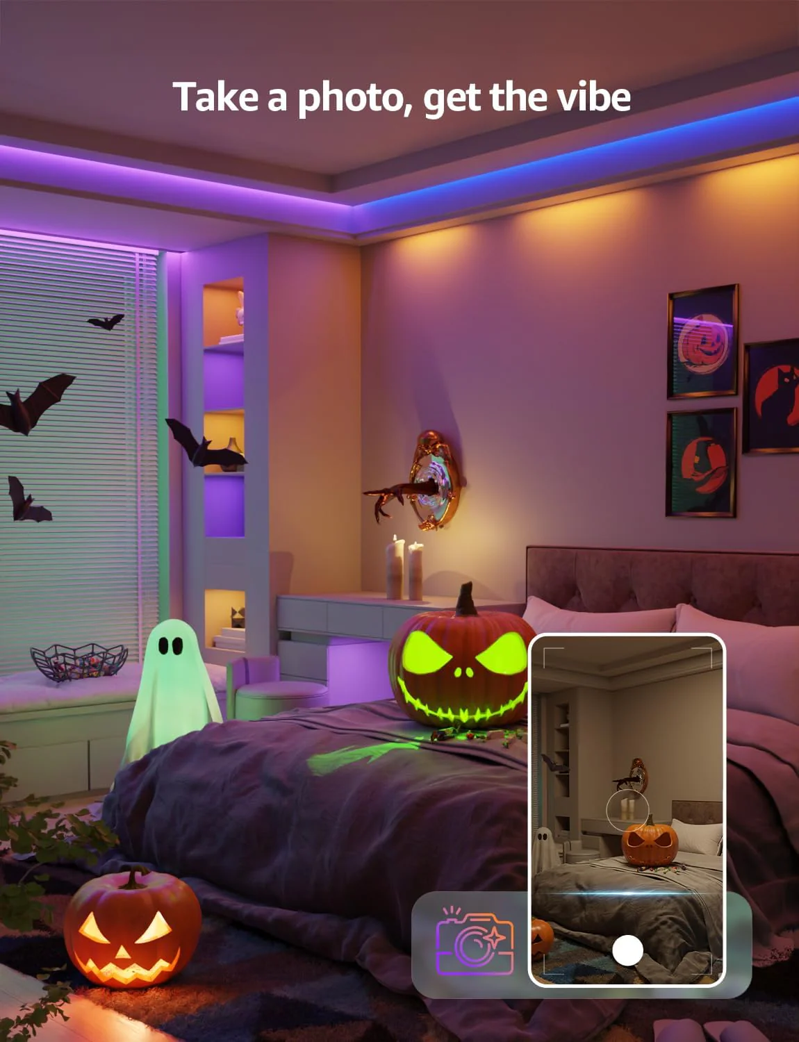 Lepro SE1 AI Smart RGB LED Strip Light 20M Roll, WiFi App Voice Control, Works with Alexa & Google Home, Music Sync, AI Lighting Design Assistant, Colour Changing LED Lights for Bedroom, No Remote - Image 4