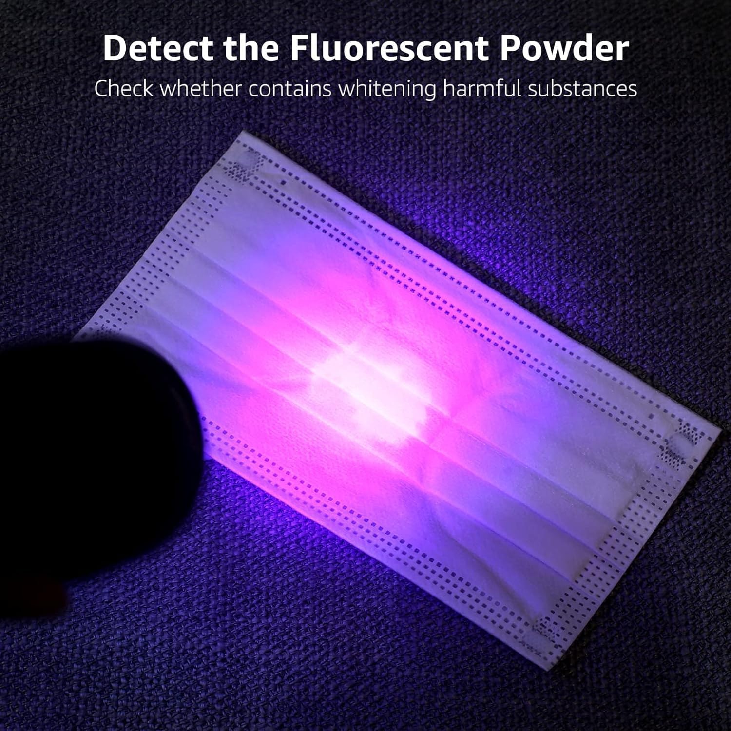 Lighting EVER Lepro LE UV Torch, 9 LED 395nm Ultraviolet Flashlight, Blacklight Detector for Pet Urine, Stain, Bed Bugs and More, 6 AAA Batteries Included - Image 4