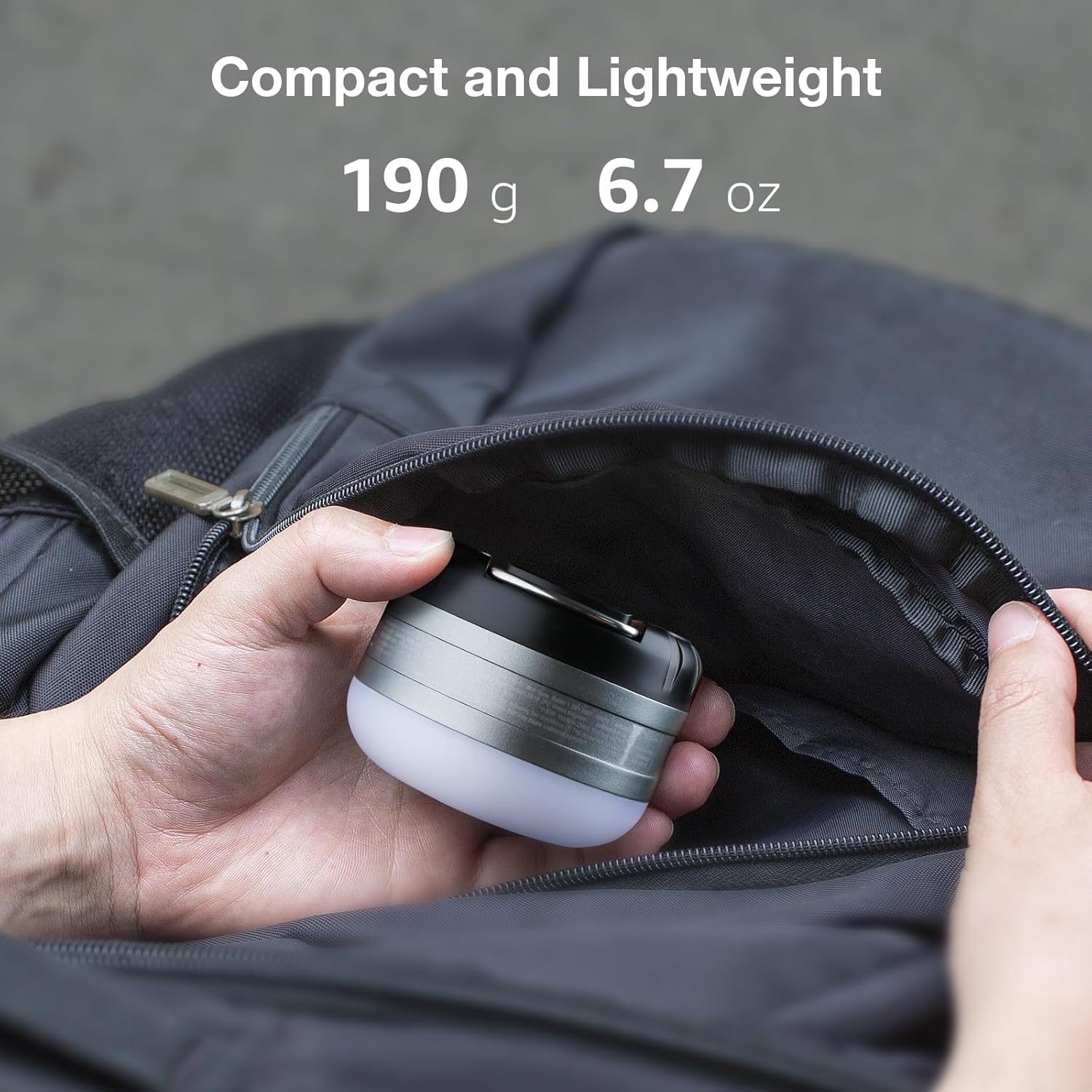 LE Rechargeable Camping Light, Tent Light for Camping Hanging, Dimmable 5 Modes, Magnetic Camp Lantern for Tents, Portable Small Camp Accessories, Emergency Lighting for Power Cuts, USB C Cable - Image 4