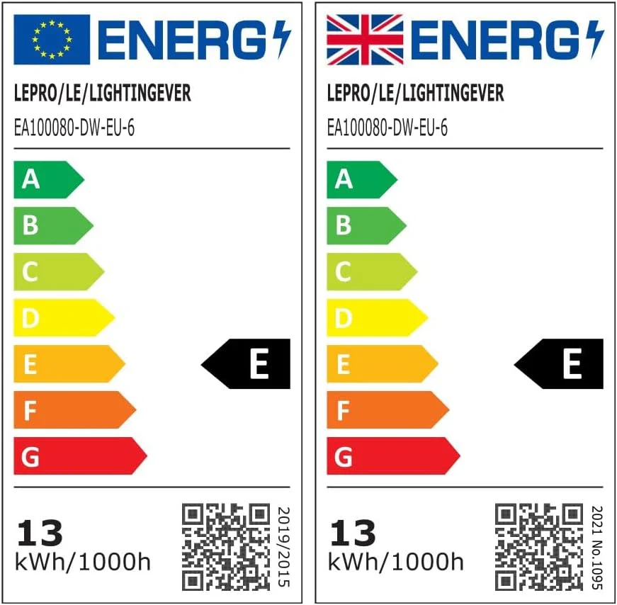 Lepro E27 Screw Bulbs 100W Equivalent, Cool White 6500K, 13W 1520lm Super Bright E27 LED Bulbs, GLS Energy Saving Edison Lightbulb, Non-dimmable, Pack of 6 - Image 8