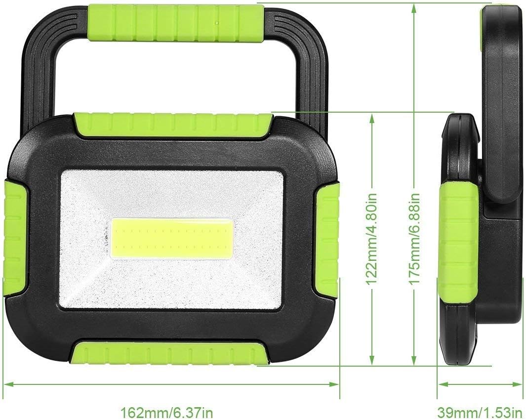 LE Camping Light Rechargeable, 1000 Lumen Portable Work Light Rechargeable, Bright Outdoor Camping Lantern with 4400mAh Power Bank, 3 Modes LED Floodlight for Emergency, Power Cuts, Tents and More - Image 5